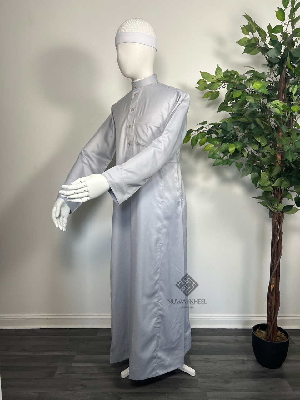 Qamis Saoudien - Tissus Satiné