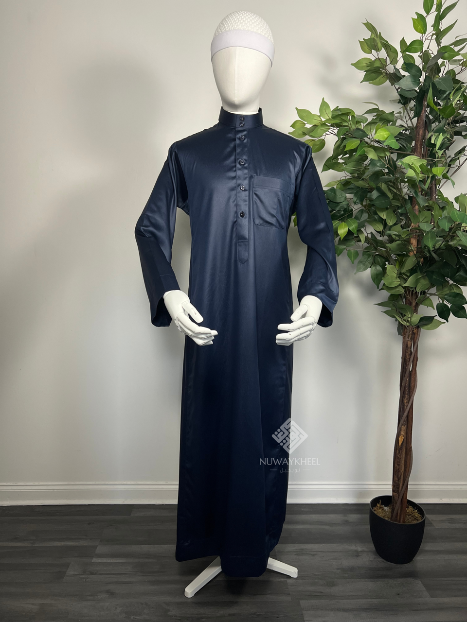 Qamis Saoudien - Tissus Satiné