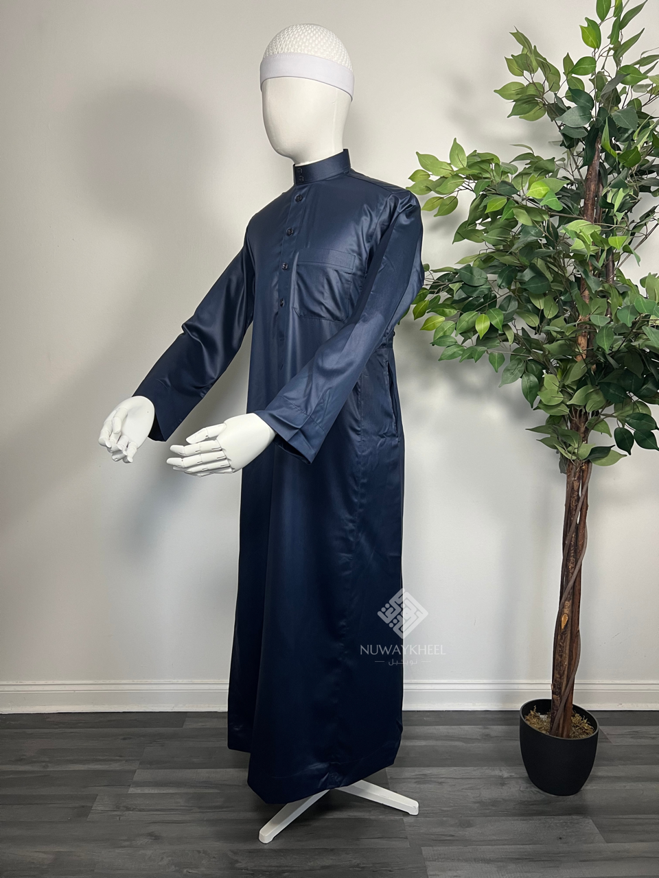 Qamis Saoudien - Tissus Satiné