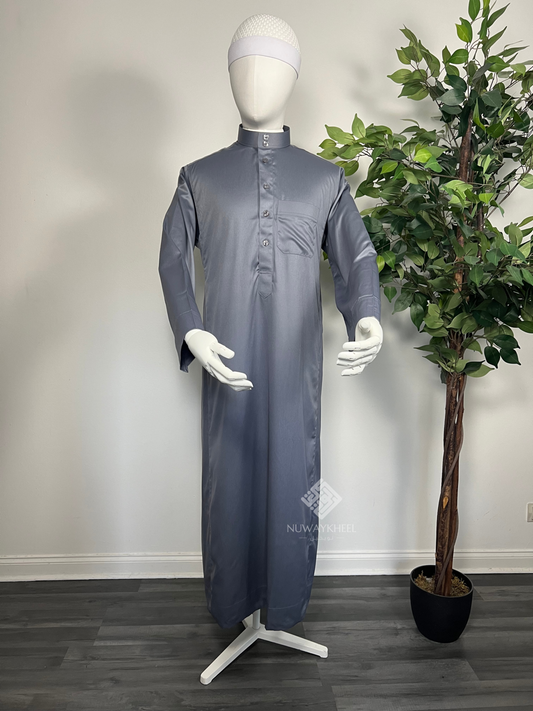 Qamis Saoudien - Tissus Satiné