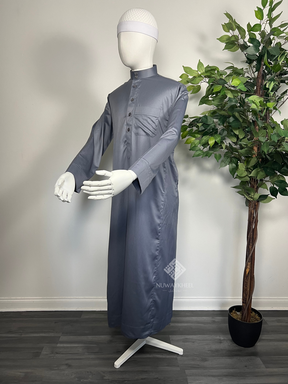 Qamis Saoudien - Tissus Satiné