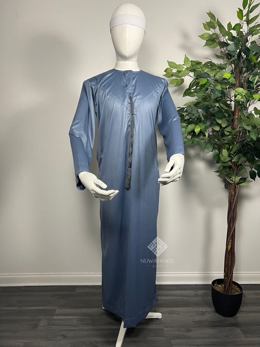 Qamis Emirati - Tissus Satiné