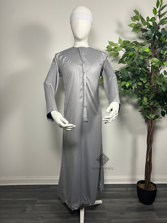 Qamis Emirati - Tissus Satiné